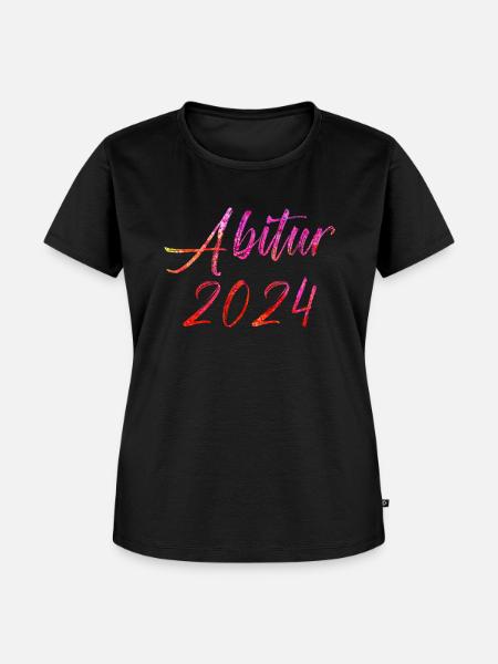 Abitur 2024 - Frauen Premium Bio T-Shirt - Schwarz