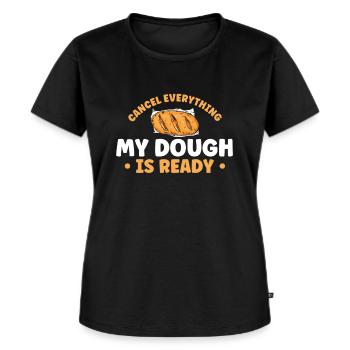 Bread Baking Gift Bakery Quote Baker - Women's Premium Organic T-shirt - black - Front - Selfina (174cm)