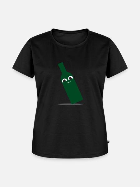 Nette Gegenstände - Flasche - Frauen Premium Bio T-Shirt - Schwarz