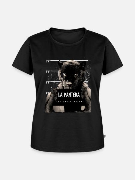 Animal Print Schwarzer Panther - Frauen Premium Bio T-Shirt - Schwarz