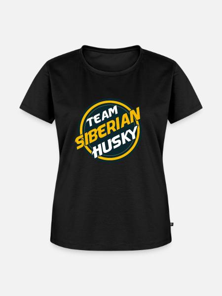 Team Husky - Frauen Premium Bio T-Shirt - Schwarz