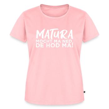 Matura Maturant Mundart dialect graduation - Women's Premium Organic T-shirt - rose - Front - AI Model Female 172 dark (172cm)
