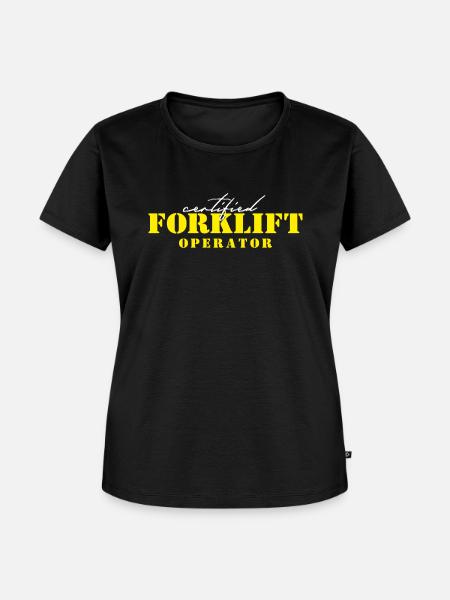 Forklift Operator Certification - Frauen Premium Bio T-Shirt - Schwarz