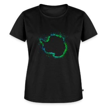 Antarctique - T-shirt Premium bio Femme - noir - Devant - Selfina (174cm)