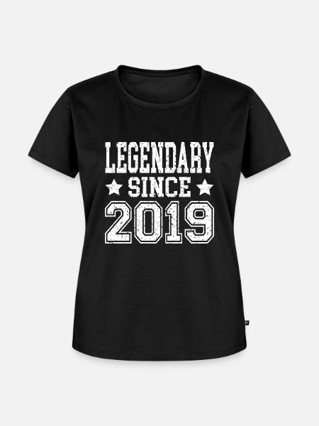 Legendary since 2019 - Frauen Premium Bio T-Shirt - Schwarz