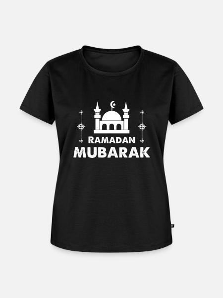 Ramadan Mubarak - Frauen Premium Bio T-Shirt - Schwarz