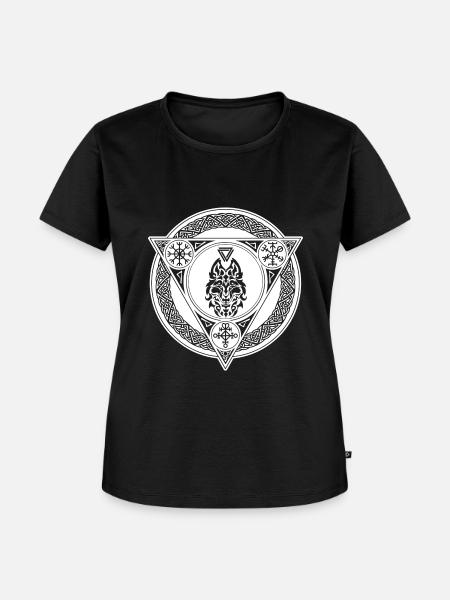 Sternzeichen Wikingerfuchs - Frauen Premium Bio T-Shirt - Schwarz
