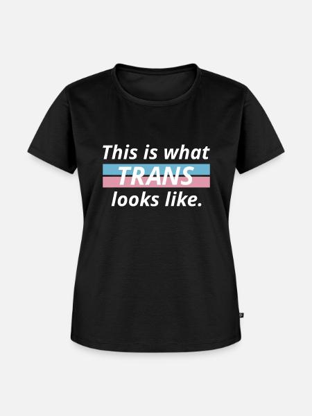 So sieht Trans aus - Frauen Premium Bio T-Shirt - Schwarz