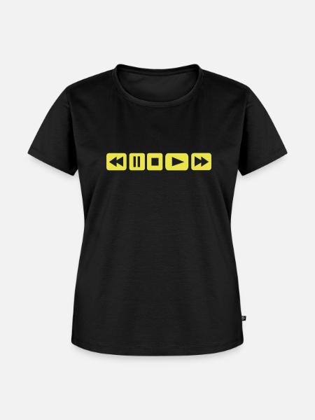 Player - Tasten - DJ - Frauen Premium Bio T-Shirt - Schwarz
