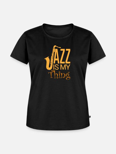 Jazz - My Passion - Frauen Premium Bio T-Shirt - Schwarz