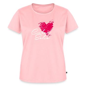 Cuban Salsa Salsa Dance - Frauen Premium Bio T-Shirt - Rosa - Vorne - AI Model Female 172 dark (172cm)