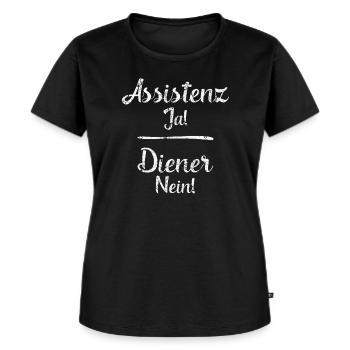 Soziale Arbeit Assistenz Heilerziehungspfleger - Frauen Premium Bio T-Shirt - Schwarz - Vorne - Selfina (174cm)