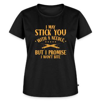 Phlebotomist Phlebotomie Krankenschwester Tech - Frauen Premium Bio T-Shirt - Schwarz - Vorne - Selfina (174cm)