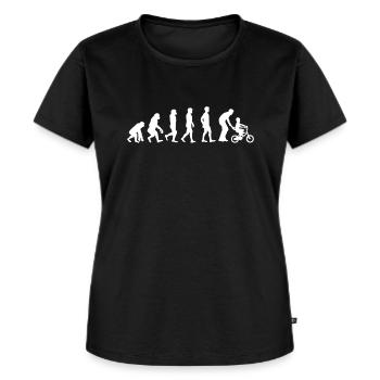 Vater und Sohn - Vater und Tochter Geschenk Papa - Frauen Premium Bio T-Shirt - Schwarz - Vorne - Selfina (174cm)
