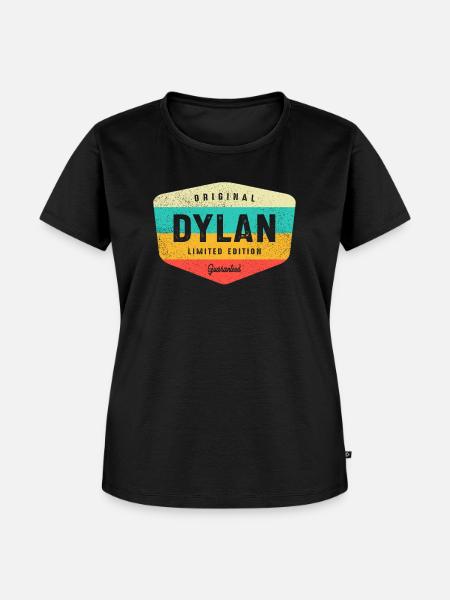 Dylan Personalisierter Name - Dylan - Frauen Premium Bio T-Shirt - Schwarz