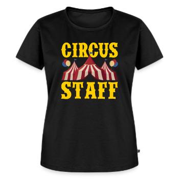Circus Staff Vintage Circus Birthday Costume - Women's Premium Organic T-shirt - black - Front - Selfina (174cm)