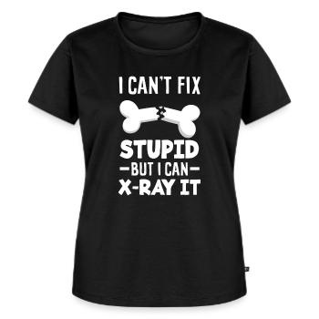 Radiologie Life MRTA Röntgenassistentin Radiologe - Frauen Premium Bio T-Shirt - Schwarz - Vorne - Selfina (174cm)