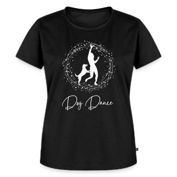 Dog Dance - Frauen Premium Bio T-Shirt - Schwarz - Vorne - Selfina (174cm)