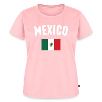 Drapeau du Mexique - T-shirt Premium bio Femme - rose - Devant - AI Model Female 172 dark (172cm)