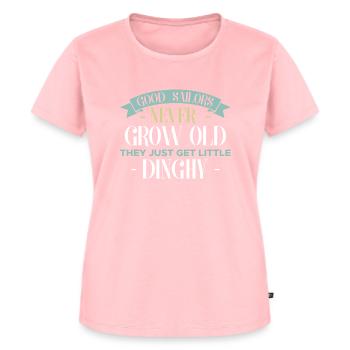 Good Sailors Never Grow Old They... - Women's Premium Organic T-shirt - rose - Front - AI Model Female 172 dark (172cm)
