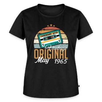 Mai 1965 Geburtstagsgeschenk 1965 Mai - 1965 Mai - Frauen Premium Bio T-Shirt - Schwarz - Vorne - Selfina (174cm)