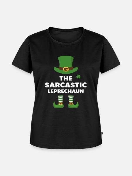 Der sarkastische Kobold - Frauen Premium Bio T-Shirt - Schwarz