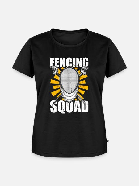 Fechter Fechter - Frauen Premium Bio T-Shirt - Schwarz