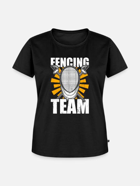 Fechter Fechter - Frauen Premium Bio T-Shirt - Schwarz