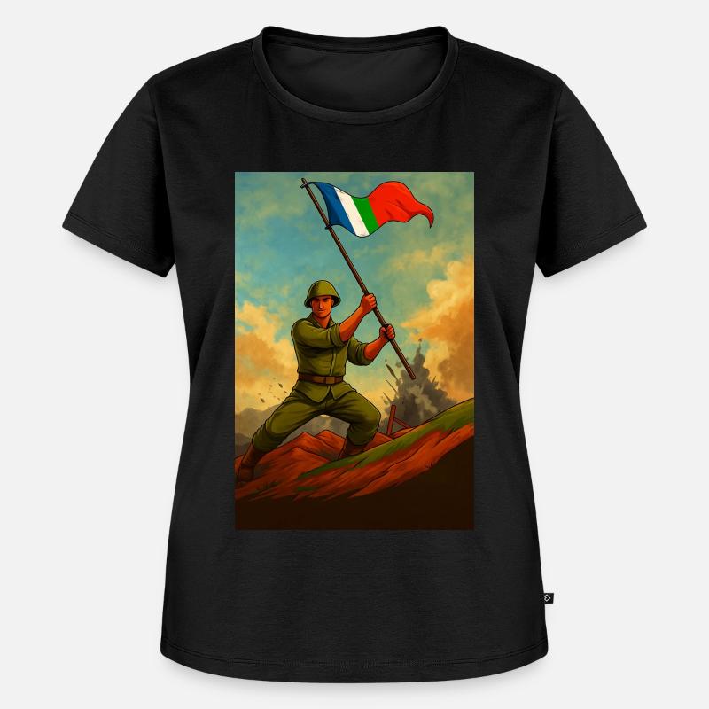 FIRST GENERATION MOLUCCANS - Women's Premium Organic T-shirt - black