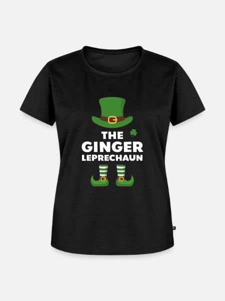 Der Ingwer-Kobold - Frauen Premium Bio T-Shirt - Schwarz