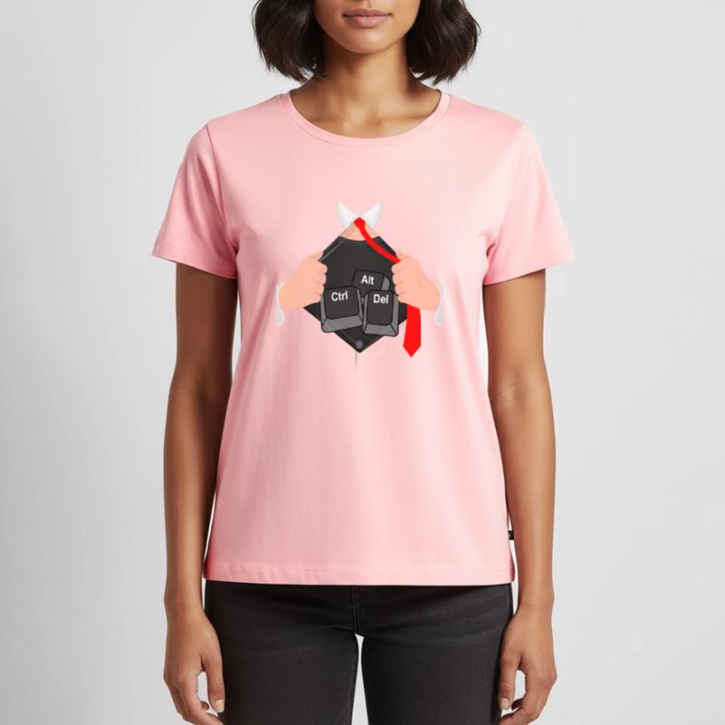 Ctrl Alt Del Hack Computer Scientist Computer Women's Premium Organic T-shirt