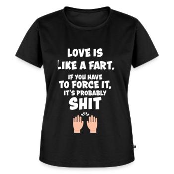Funny Funny Quote Funny Gift Funny - Premium økologisk T-shirt til kvinder - sort - Foran - Selfina (174cm)