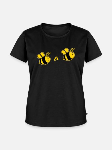 Bee a bee - Frauen Premium Bio T-Shirt - Schwarz