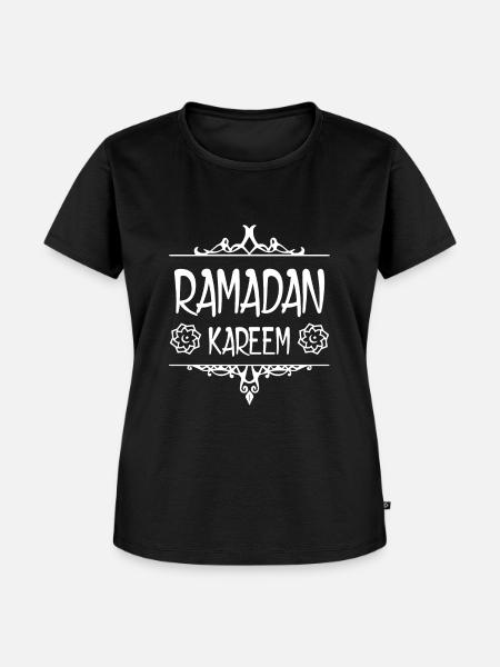 Ramadan Kareem - Frauen Premium Bio T-Shirt - Schwarz