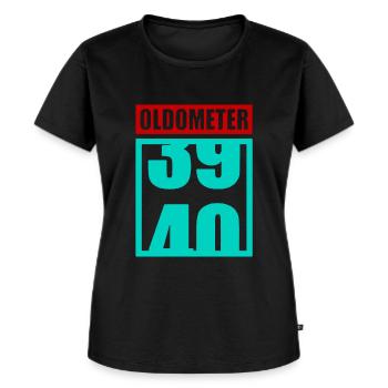 40. Geburtstag - Frauen Premium Bio T-Shirt - Schwarz - Vorne - Selfina (174cm)