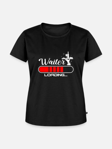 Kellner - Frauen Premium Bio T-Shirt - Schwarz