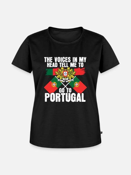 Portugal - Frauen Premium Bio T-Shirt - Schwarz