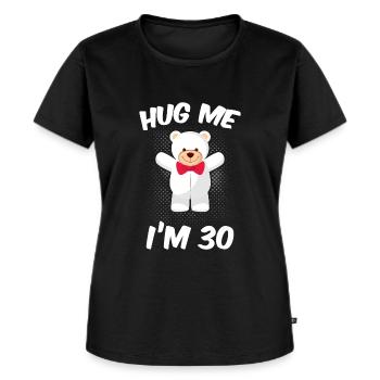 30th birthday - Women's Premium Organic T-shirt - black - Front - Selfina (174cm)