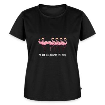 Wein - Frauen Premium Bio T-Shirt - Schwarz - Vorne - Selfina (174cm)