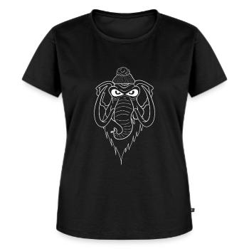 Mammut - Frauen Premium Bio T-Shirt - Schwarz - Vorne - Selfina (174cm)