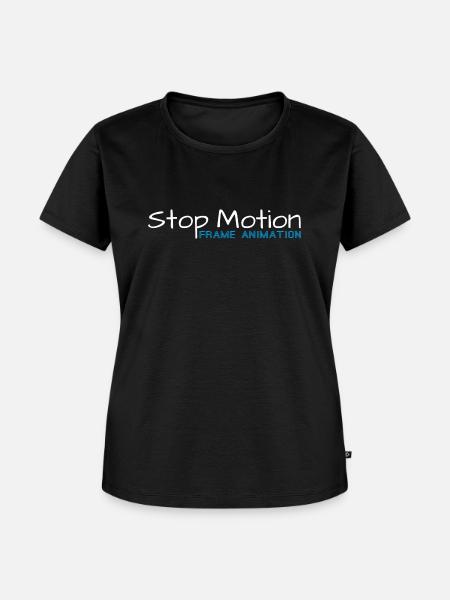 Stop Motion Animation Shirt Geschenk - Frauen Premium Bio T-Shirt - Schwarz