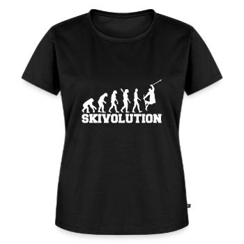 Evolution ski ski resort ski slope ski vacation ski - Women's Premium Organic T-shirt - black - Front - Selfina (174cm)