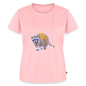 racoon - Women's Premium Organic T-shirt - rose - Front - AI Model Female 172 dark (172cm)