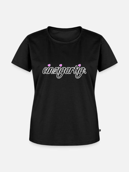 Einzigartig - Frauen Premium Bio T-Shirt - Schwarz