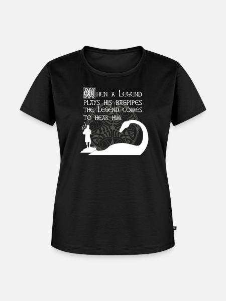 Legende - Frauen Premium Bio T-Shirt - Schwarz