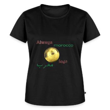 Dima Dima Maghreb soccer - Women's Premium Organic T-shirt - black - Front - Selfina (174cm)