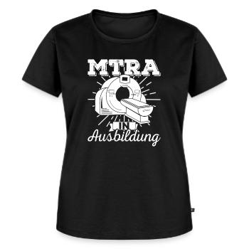 MTRA Medizinisch-Technischer Radiologie Mta - Frauen Premium Bio T-Shirt - Schwarz - Vorne - Selfina (174cm)