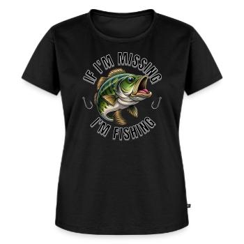 If I'm Missing - Women's Premium Organic T-shirt - black - Front - Selfina (174cm)