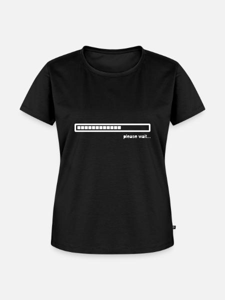 Loading.. Please Wait.. - Women's Premium Organic T-shirt - black