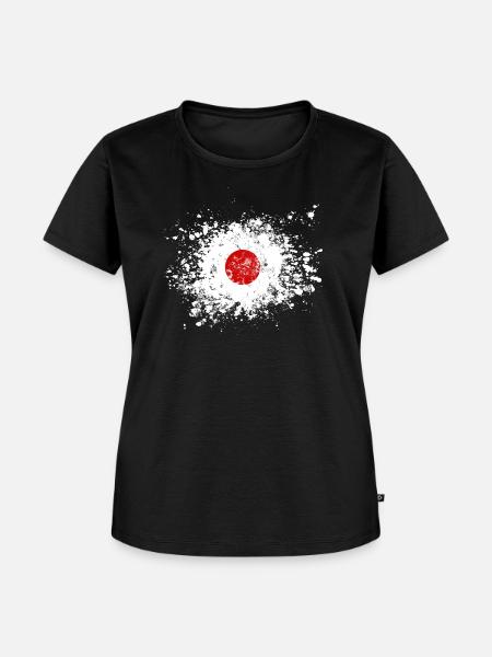 japan splash - Frauen Premium Bio T-Shirt - Schwarz
